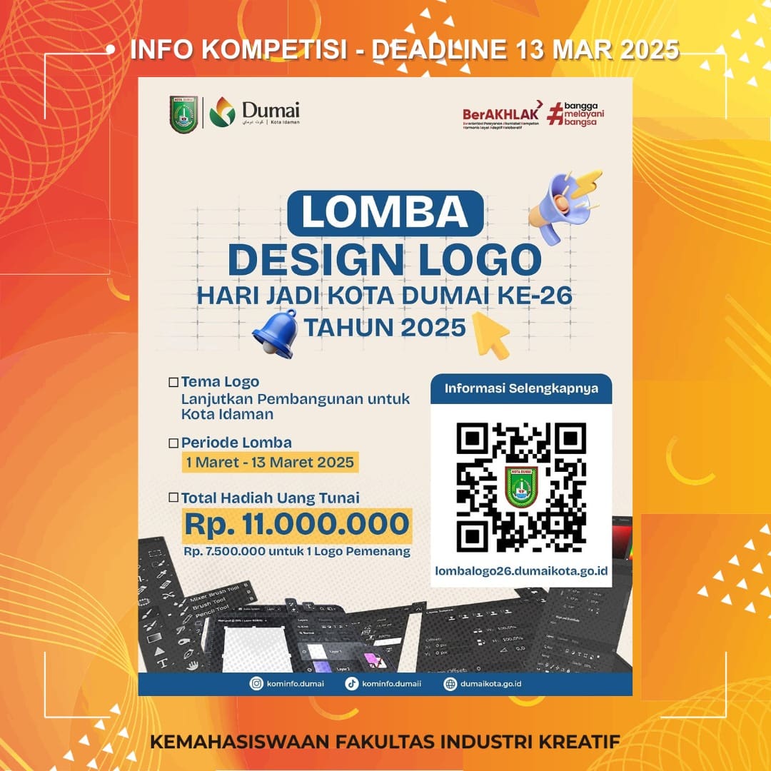 1741301089 INFO KOMPETISI Deadline 13 Mar 2025 More