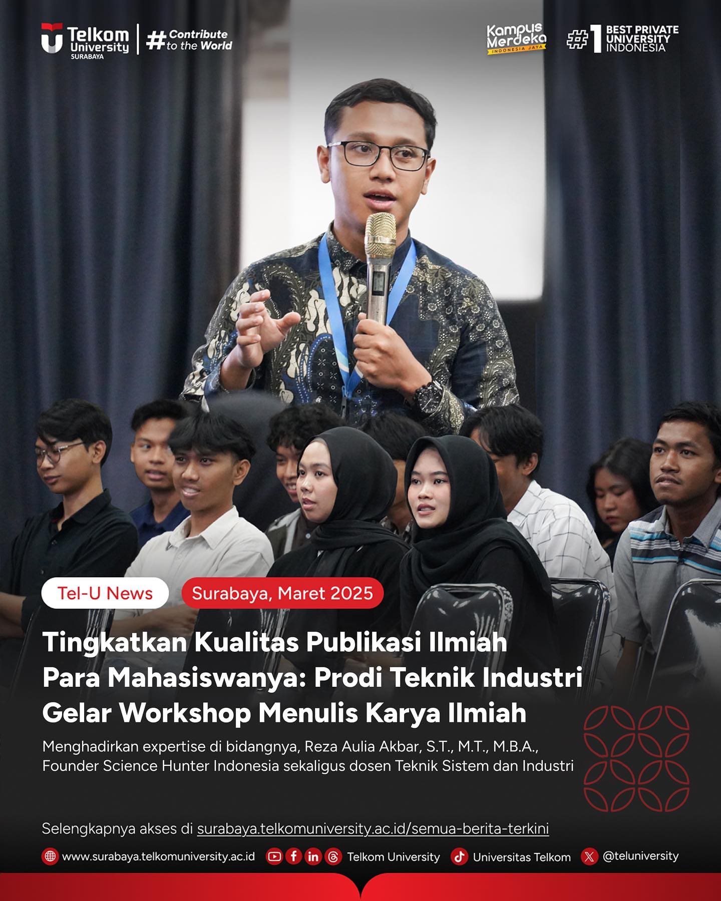 1741599586 Melalui workshop ini mahasiswa Teknik Industri Tel U Surabaya mendapatkan wawas