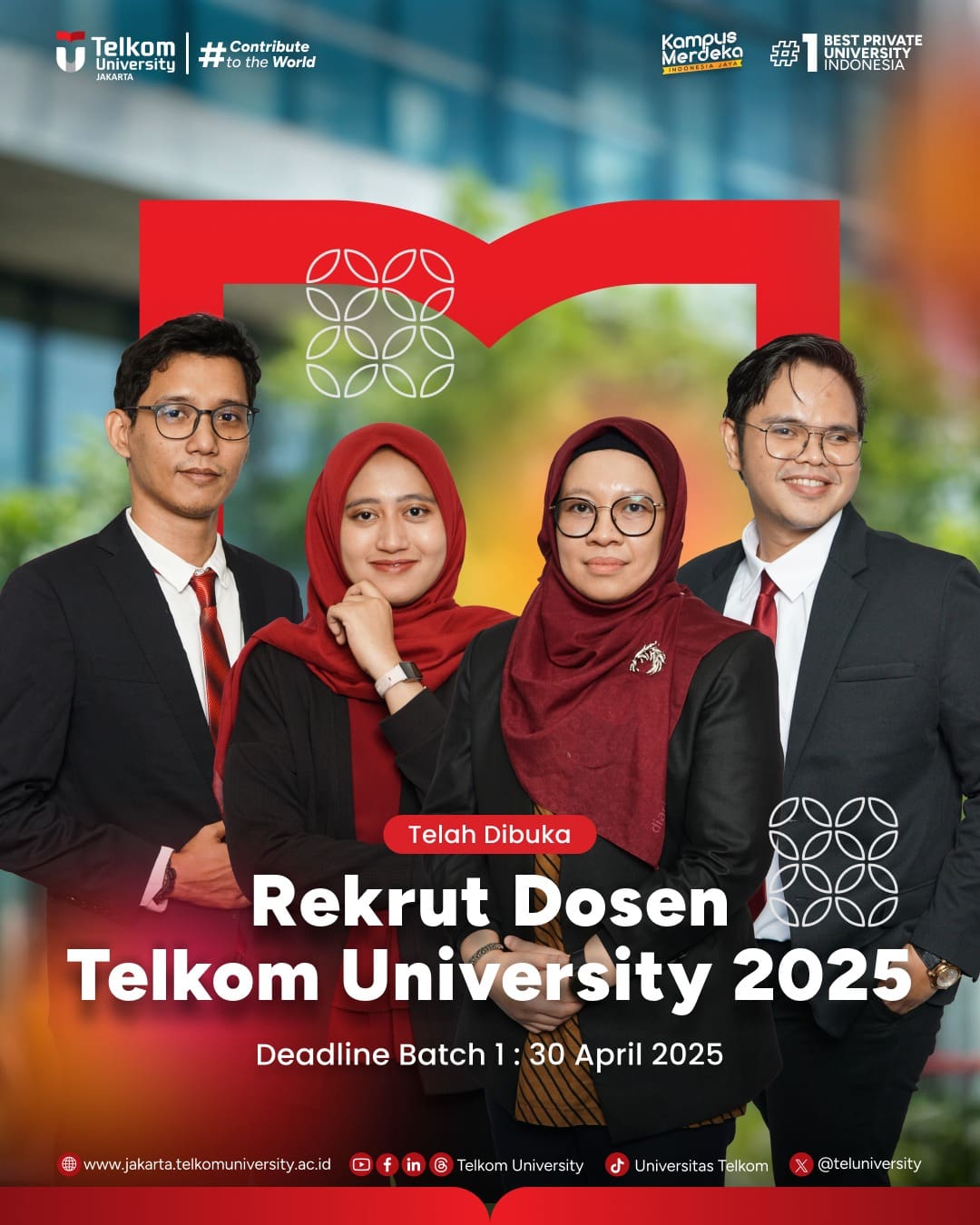 1741673918 HEI TelUtizen Telkom University membuka kesempatan bagi akademisi terbaik untu