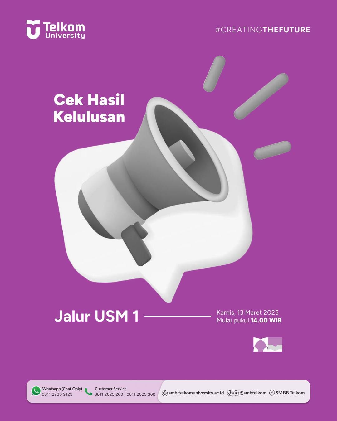 1741878718 Hasil Seleksi USM 1 Silakan akses hasil seleksi USM 1