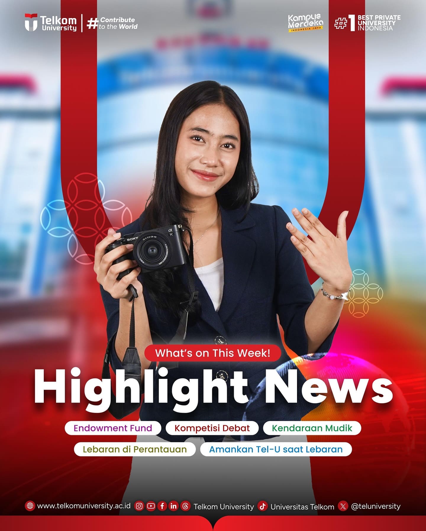 HEl TelUtizen! Mau tau ada kegiatan apa saja di Tel U?