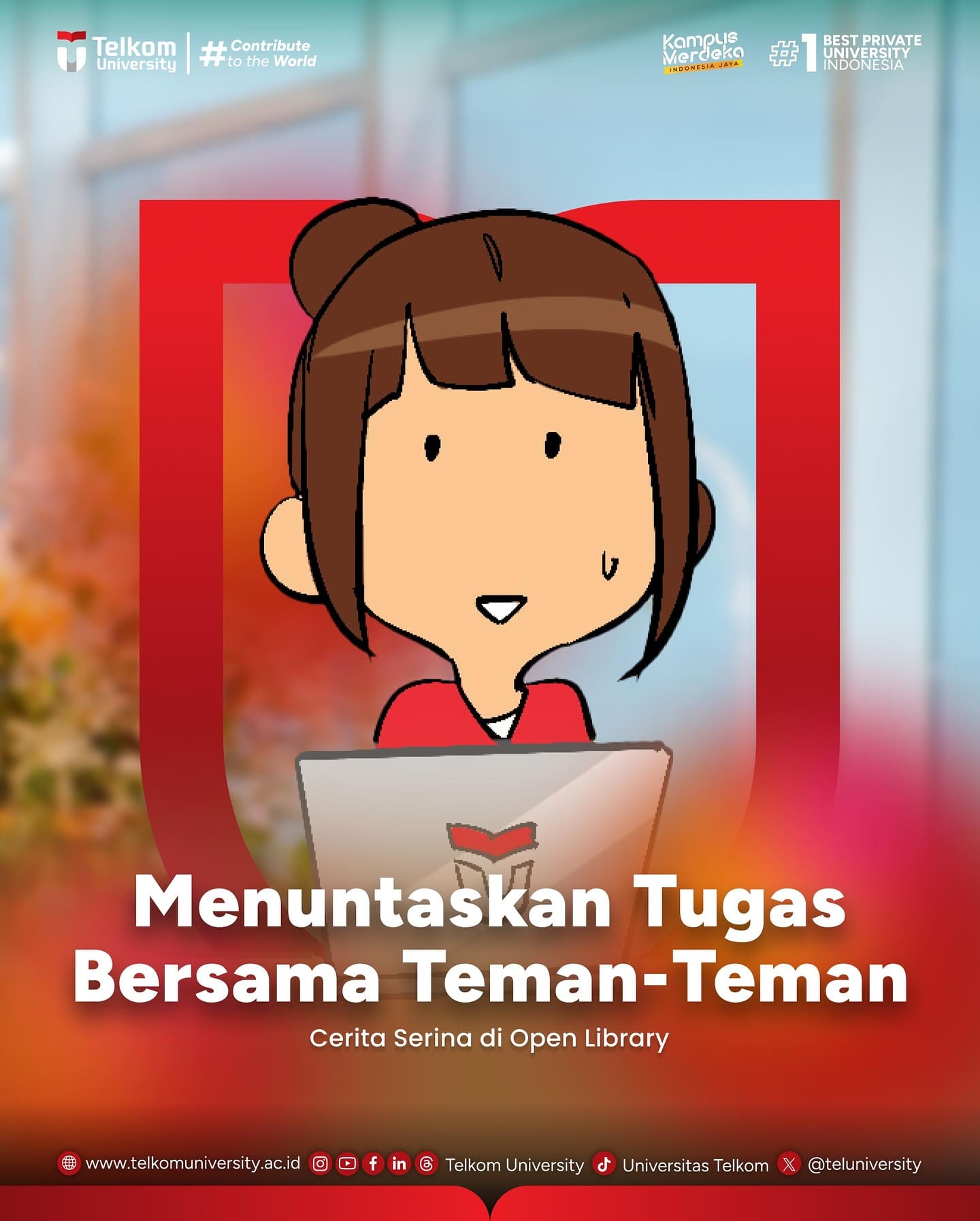 HEI TelUtizen! Siapanih yang suka hilang fokus kalo lagi belajar??