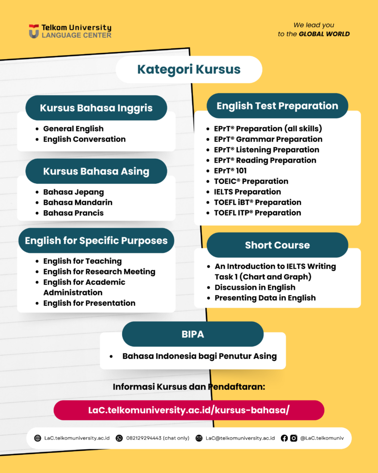 Pendaftaran Kursus Bahasa LaC Periode Triwulan II 2025