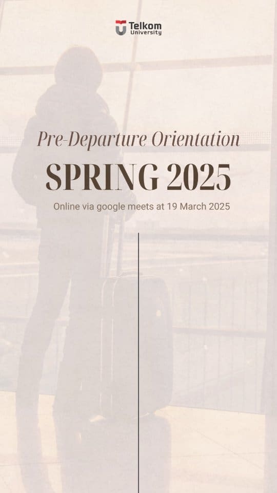 Pre Departure Orientation | SPRING 2025 The journey begins! On 19