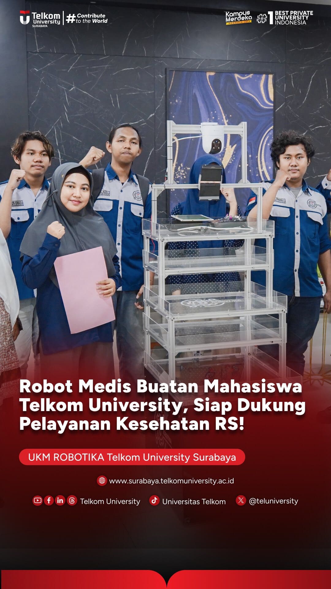 UKM Robotika kembali hadirkan inovasi teknologi di dunia kesehatan dengan