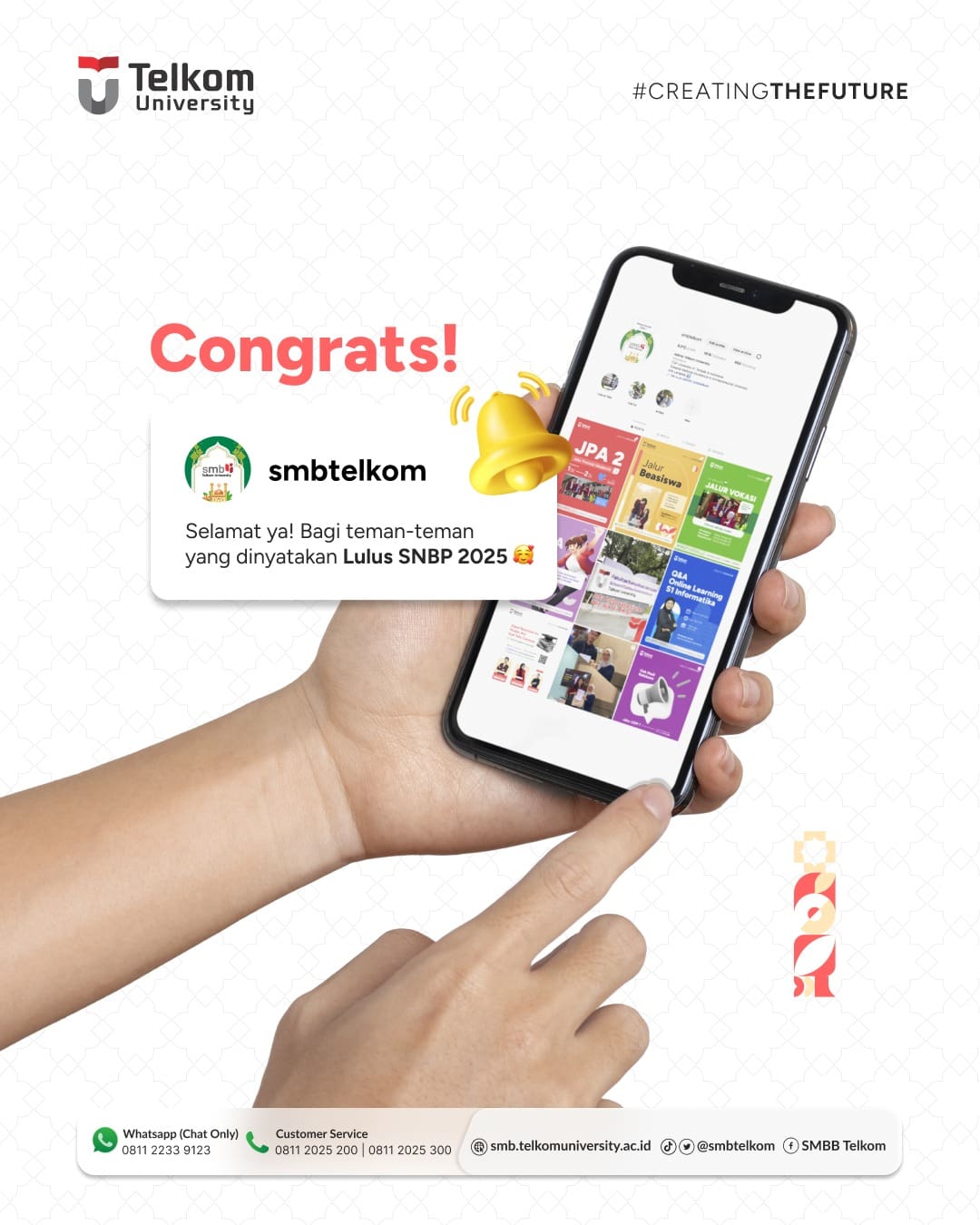 Yeay! Selamat buat kamu yang lulus seleksi SNBP 2025, kami