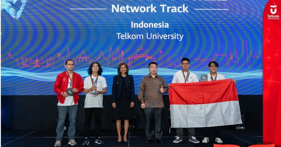 Mahasiswa Tel-U Raih Prestasi Pada Ajang Huawei ICT Competition APAC – Network T