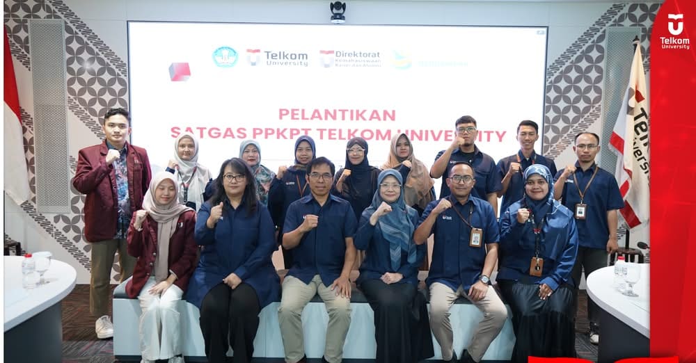Pelantikan Satgas PPKPT Tel-U Periode 2025-2027