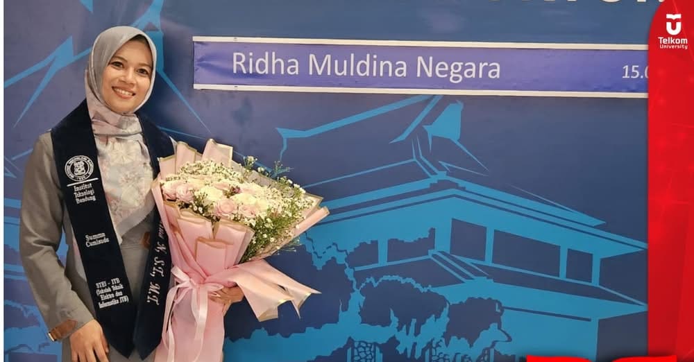 Dosen Telkom University, Ridha Muldina Negara Raih Gelar Doktor dari ITB dengan