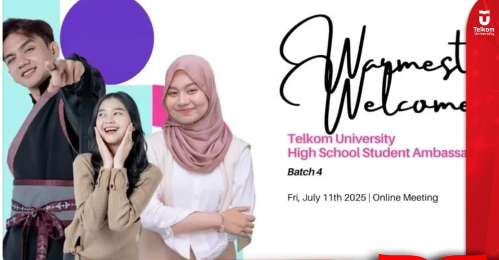 Onboarding TUHSSA Gen.2: Telkom University Sambut Ambassador SMA Terpilih
