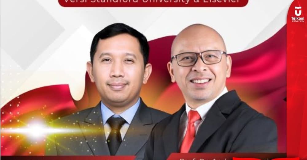 Dua Peneliti Telkom University Masuk Daftar Top 2% Scientist Dunia 2025
