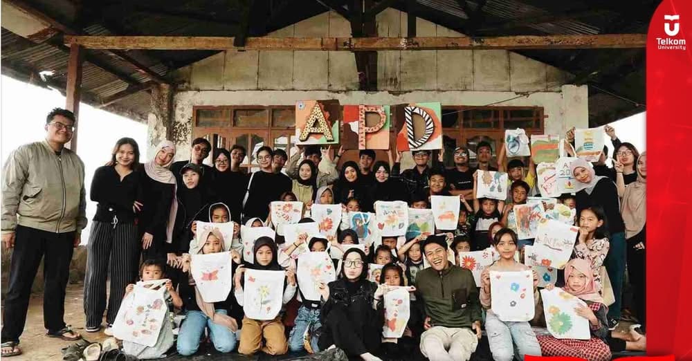 Mahasiswa Telkom University Wujudkan Kepedulian Sosial Melalui Program Aksi Pedu