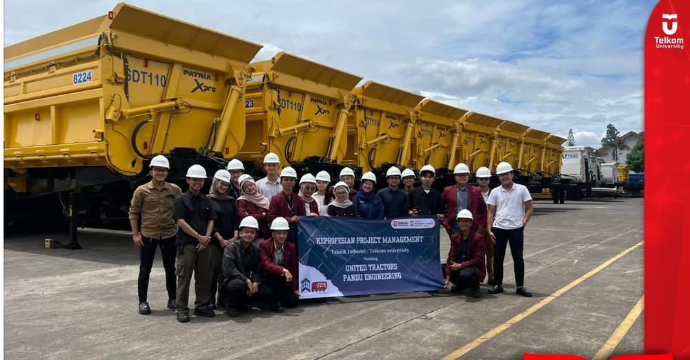 Mahasiswa Teknik Industri Tel-U Pelajari Implementasi Project Management di Pabr