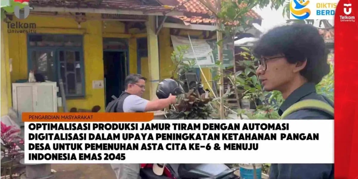 Program Hibah DPPM PKM 2025 Tel-U: Optimalisasi Produksi Jamur Tiram berbasis Au