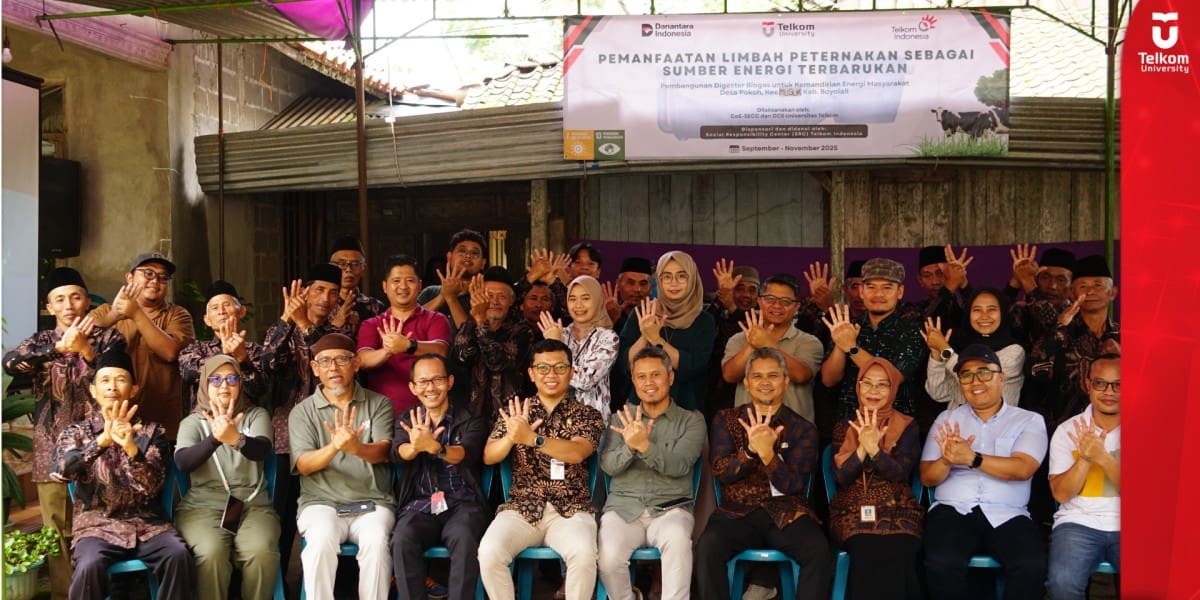 Lewat Program CSR, Telkom Indonesia & Tel-U Dorong Kemandirian Energi Desa Lewat