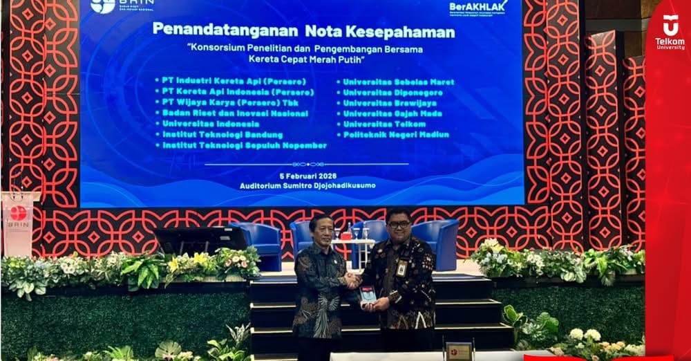 Tel-U Resmi Gabung Konsorsium KCMP: Perkuat Inovasi Kereta Cepat Nasional