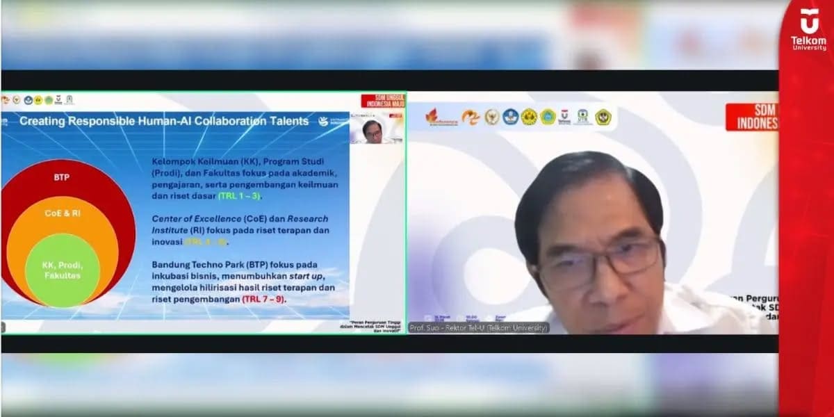 Rektor Tel-U Hadiri Millenial Talk Conference 2026: Perguruan Tinggi sebagai Pen