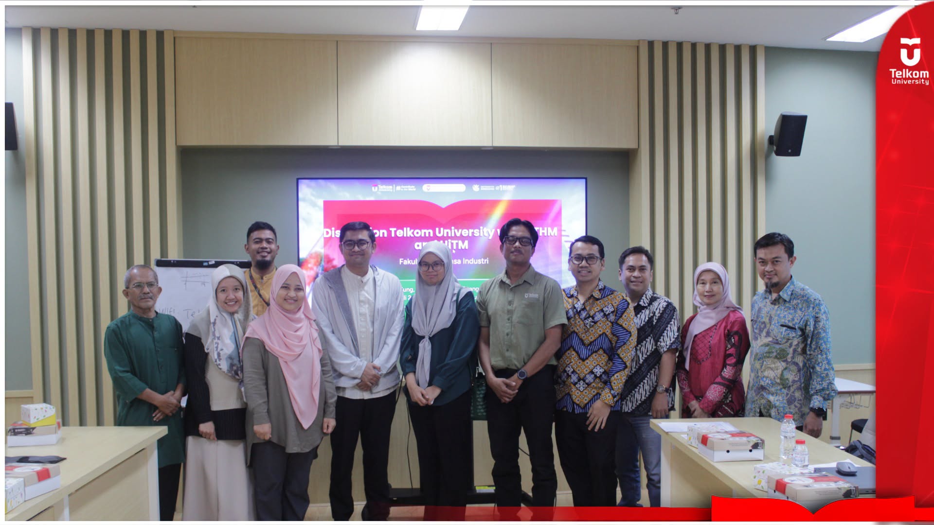 FRI Telkom University Perkuat Jejaring Internasional melalui Diskusi Strategis b
