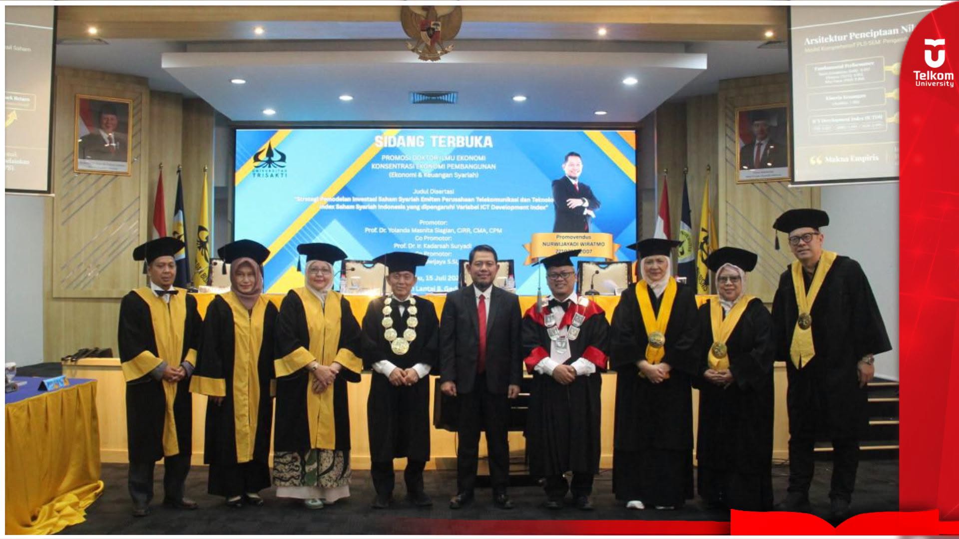 Wakil Rektor Bidang Sumber Daya Telkom University Raih Gelar Doktor Lewat Riset